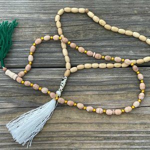 Handmade Prayer Beads Tasbeeh Religious Islamic Tasbeh Genuine Wood Pray Bead X2